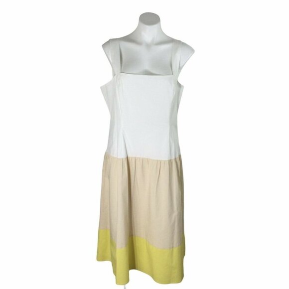 Cremieux Dress Anna Tiered Color Block Sleeveless - Picture 1 of 11